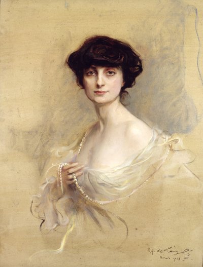 Anna de Noailles (1876-1933) 1913 (óleo sobre tela) de Philip Alexius de Laszlo