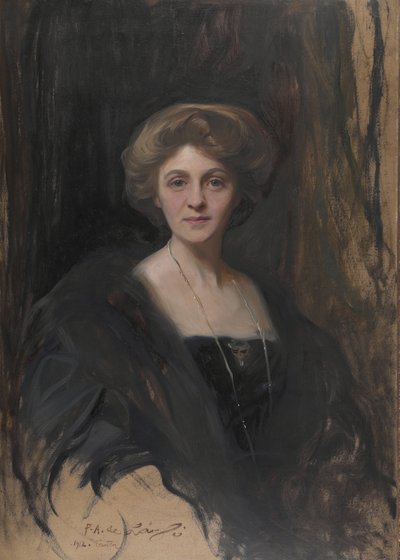 Retrato da Viscondessa Lee de Fareham (recto) de Philip Alexius de Laszlo