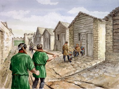 Forte Romano de Housesteads, século IV, c1990-2010 de Philip Corke