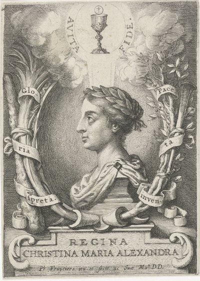 Retrato de Christina, Rainha da Suécia de Philip Fruytiers