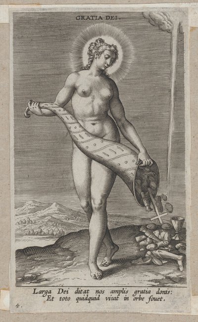 Graça de Deus, da Prosopografia, ca. 1585-90., c. 1585-90. de Philip Galle