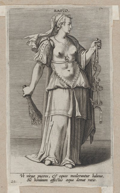 Razão, de Prosopographia, c. 1585-90., c. 1585-90. de Philip Galle