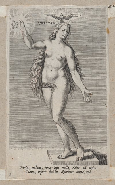 Veritas, de Prosopographia, c. 1585-90., c. 1585-90. de Philip Galle