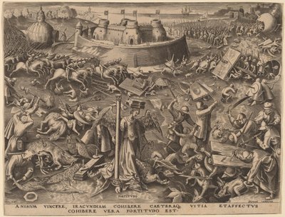 Fortitude de Philip Galle after Pieter Bruegel the Elder