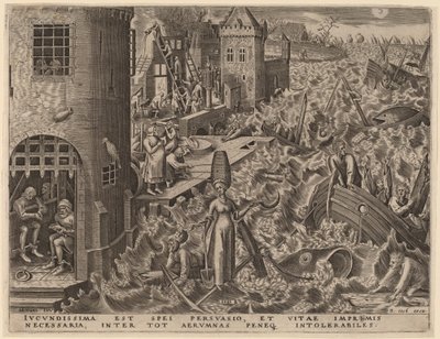 Ter esperança de Philip Galle after Pieter Bruegel the Elder