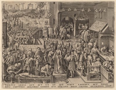 Justiça de Philip Galle after Pieter Bruegel the Elder