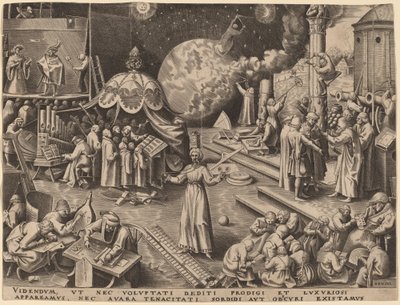 Temperança de Philip Galle after Pieter Bruegel the Elder