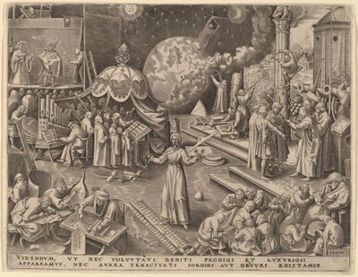 Temperança de Philip Galle after Pieter Bruegel the Elder