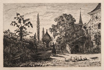 O pátio de Philip Gilbert Hamerton