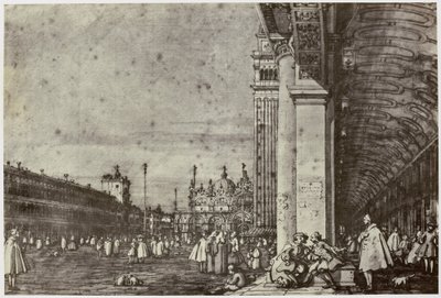 Canaletto, Piazza di San Marco de Philip Henry Delamotte