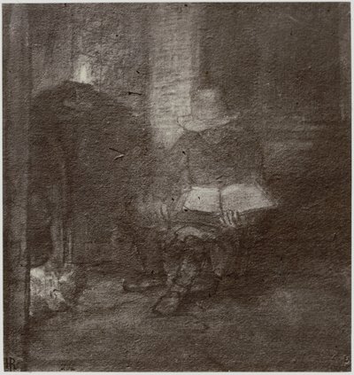 Rembrandt, Um velho lendo de Philip Henry Delamotte