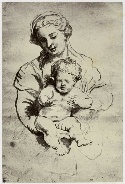 Rubens, sua esposa e filho de Philip Henry Delamotte