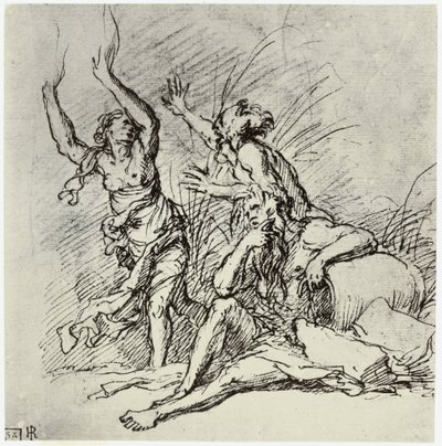 Salvator Rosa, Pan e Syrinx de Philip Henry Delamotte