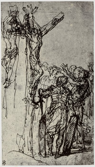 Salvator Rosa, A Morte dos Policratos de Philip Henry Delamotte