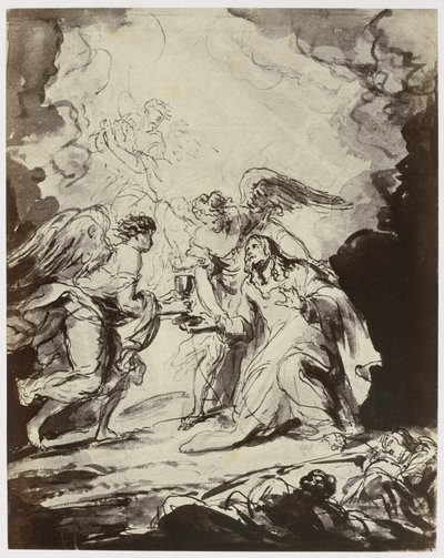 Van Dyck [Vandyke], A Agonia no Jardim de Philip Henry Delamotte
