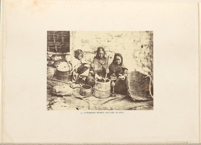 Mulheres solteiras e raparigas de Spiti de Philip Henry Egerton