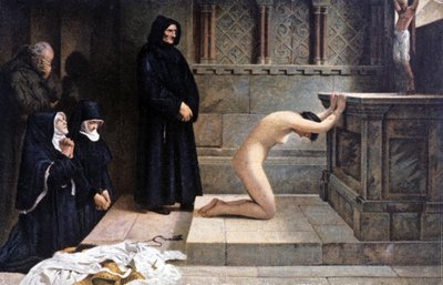 Grande ato de renúncia de Santa Isabel da Hungria de Philip Hermogenes (after) Calderon
