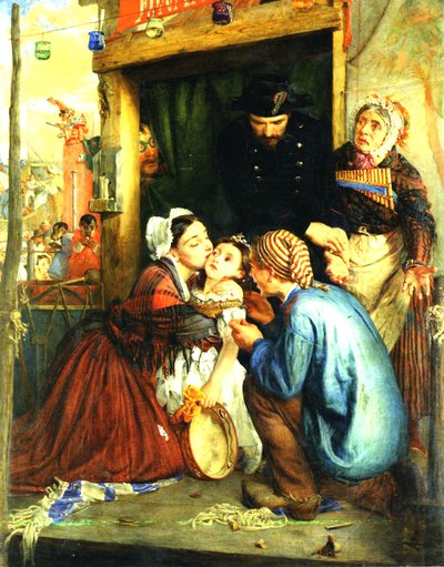 Camponeses franceses encontram sua criança roubada, 1859 de Philip Hermogenes Calderon