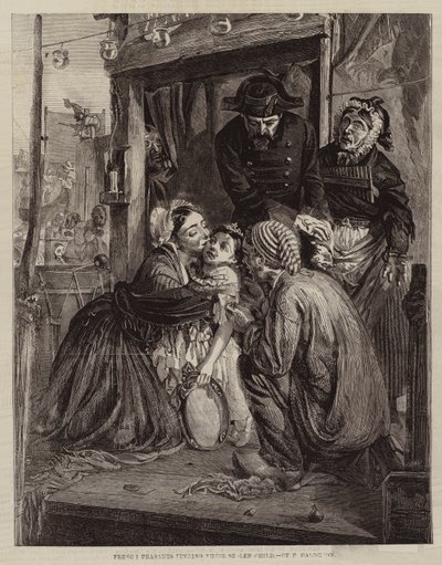 Camponeses franceses que encontram sua criança roubada de Philip Hermogenes Calderon