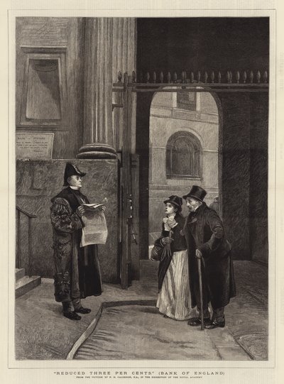 Redução de três por centavos, Bank of England de Philip Hermogenes Calderon