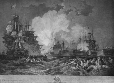 Baía de Aboukir, c1799 de Philip James de Loutherbourg