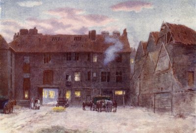 Atrás do White Hart Inn, Southwark, 1884 de Philip Norman