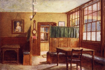 Sala de café do Old Bell Inn, Holborn, 1897 de Philip Norman