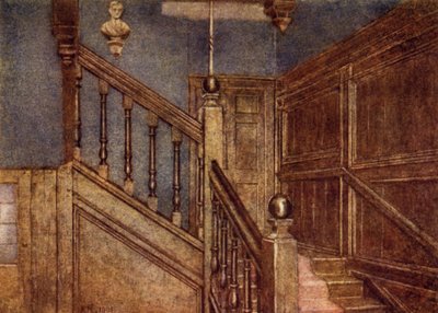 Escadaria de Sandford Manor House, 1898 de Philip Norman