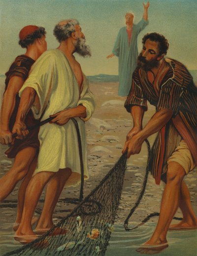 Cristo chamando os discípulos de Philip Richard Morris