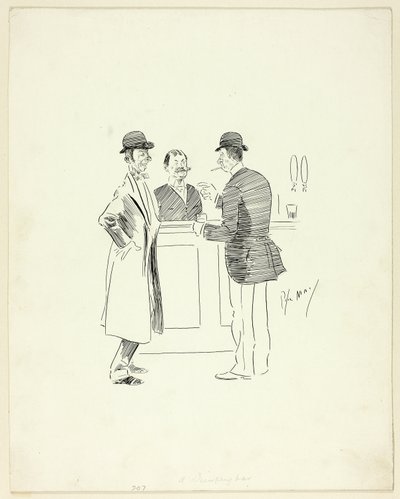 Um bar de bebidas de Philip William May