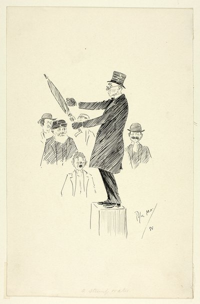 Um orador de toco de Philip William May