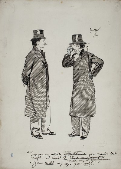 Oscar Wilde e Whistler de Philip William May