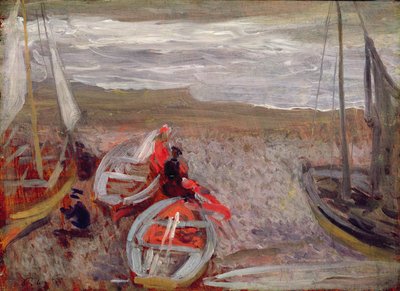Barcos na praia, Southwold de Philip Wilson Steer