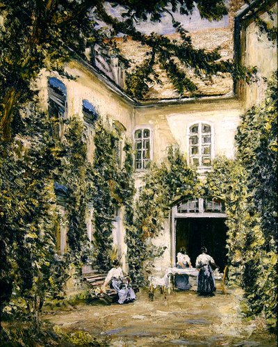 Números em um Pátio, Montreuil-sur-Mer de Philip Wilson Steer