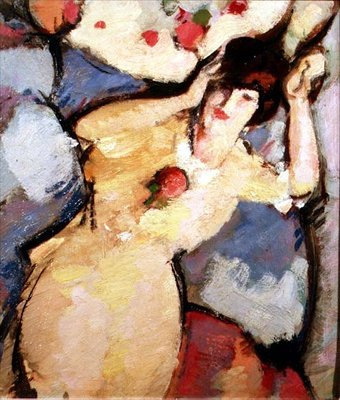 Rapariga Reclinada num Sofá de Philip Wilson Steer