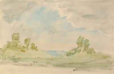 Paisagem (aquarela) de Philip Wilson Steer
