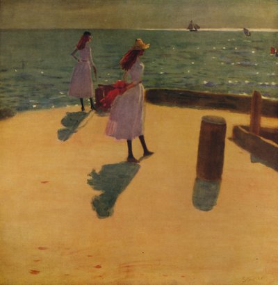 No cais de Walberswick, c1887, c1915 de Philip Wilson Steer