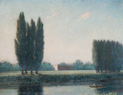 Syon House do rio, c.1894 (óleo sobre tela) de Philip Wilson Steer