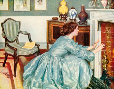 O fim do capítulo (litografia a cores) de Philip Wilson Steer
