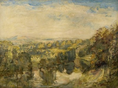 The River Teme, Evening, near Ludlow - The Clee Hills in the Distance de Philip Wilson Steer