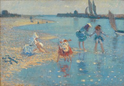 Walberswick, Crianças Remando, 1891 de Philip Wilson Steer