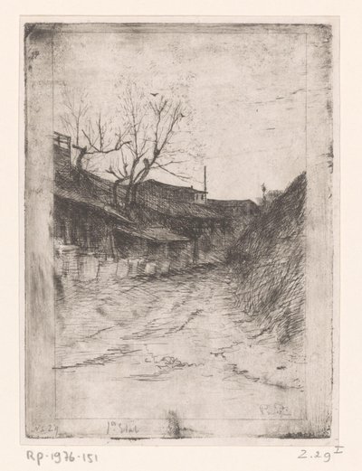 Estradas ao longo de edifícios e árvores
La Bièvre (título original) de Philip Zilcken