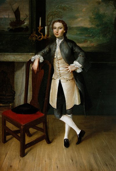 Retrato do Sr. Nevel (óleo sobre tela) de Philip van Dyck