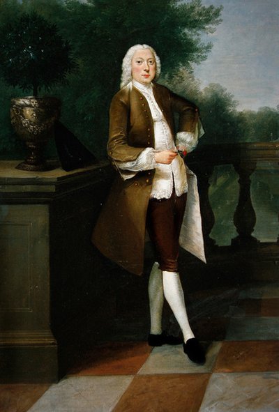 Retrato do Sr. Nevel (óleo sobre tela) de Philip van Dyck