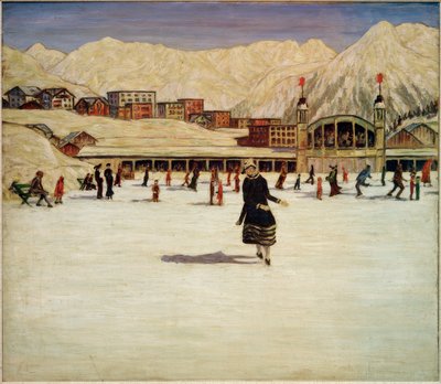 Pista de patinação em Davos de Philipp Bauknecht