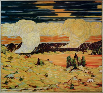Paisagem Davosersee de Philipp Bauknecht