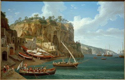 J.Ph. Hackert, Marina Piccola em Sorrent - Gem., 1794 de Philipp Hackert