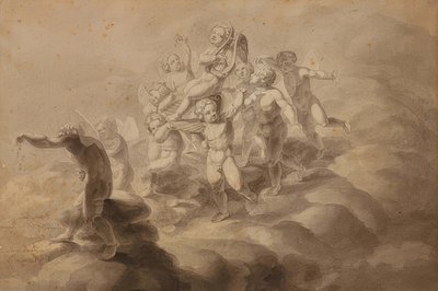 O triunfo do amor. 1800 de Philipp Otto Runge