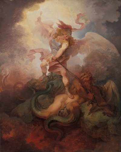 O Anjo Satã Encadernador de Philippe-Jacques de Loutherbourg