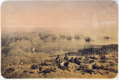 Guerra da Crimeia (1853-1856): a Batalha de Alma em 20/09/1854. Ilustração de Philippe Benoist